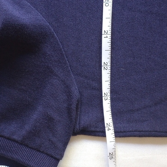 Elie Tahari Silk Cotton Polo XL Purple - Picture 5 of 7